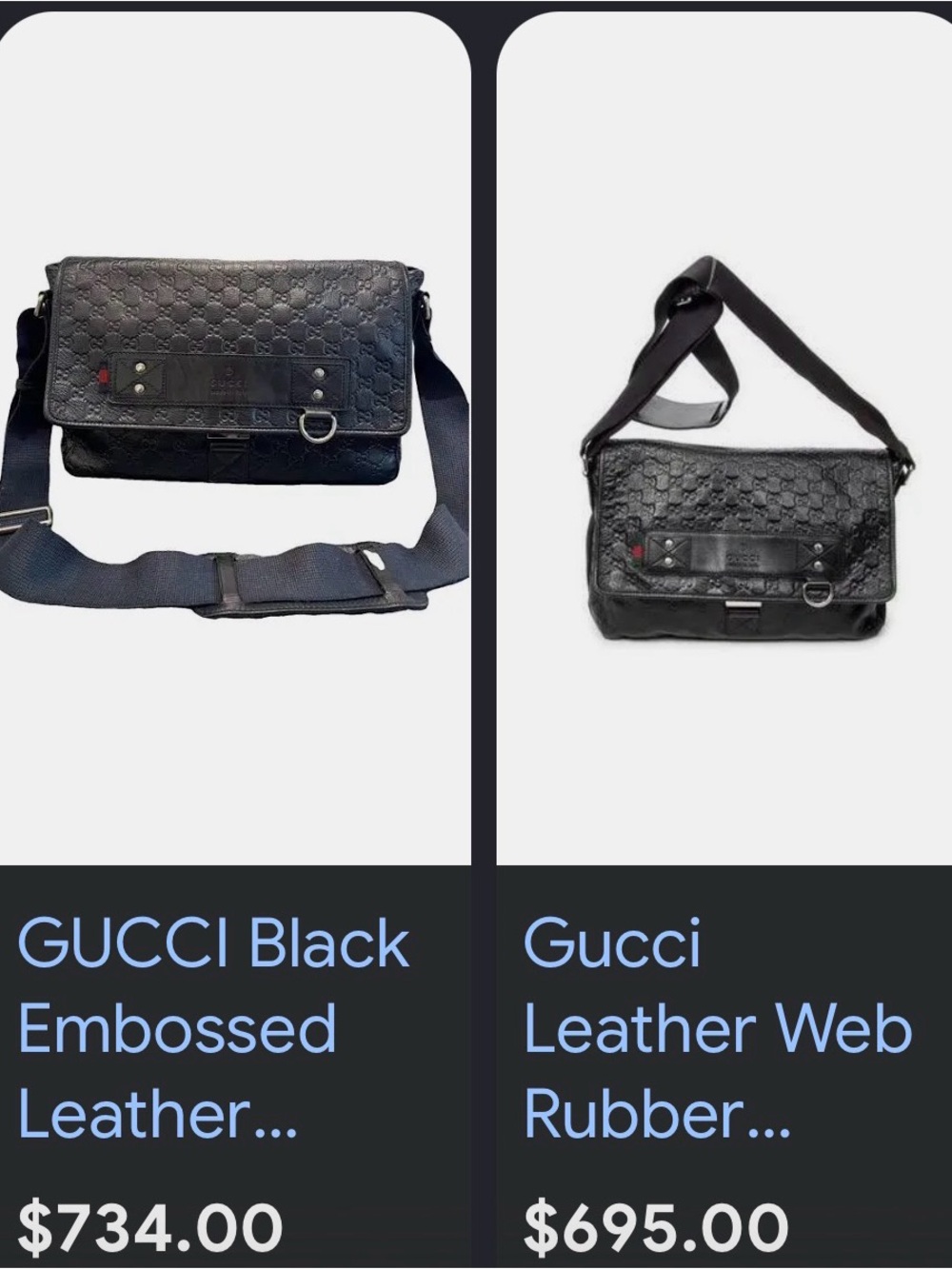 GUCCI Guccissima Crossbody with Box - Picture 13 of 15